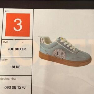 Joe Boxer Kids' Sneakers  Casual Lightweight Shoes Size 3 NEW